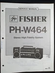 Fisher PH-W464 Radio Service Manual. Fixed Price $24.99.