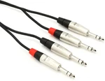 Hosa HSS-020X2 Pro Stereo Interconnect, Dual Rean 1/4 Trs To Same, Ft. Fixed Price $45.86.