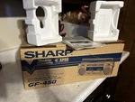 Empty!!! Og Boombox Dual Cassette Sharp GF-450 Original Foam Manual. Fixed Price $99.99.