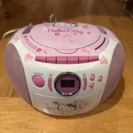 Defective Hello Kitty Pink Stereo Am Fm Cd Tape Cassette Player Boombox G3D. Fixed Price $70.00.