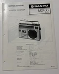 SANYO.APR/78 .M2438 Cassette Recorder Service Manual. Fixed Price $20.00.