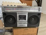 Sharp GF-6262 Metal Boombox Am/fm Radio & Tape Recorder. Fixed Price $150.00.