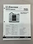 Emerson CTR947 Original Service Manual Free Shipping. Fixed Price $14.00.