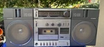 Fisher PH415K Stereo Boombox Working Am/fm Cassette Recorder Detachable Speakers. Fixed Price $75.00.