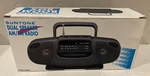 Suntone Mini Boom Box Dual Speaker Am/fm Radio Near Mint Works Great Look. Fixed Price $11.95.