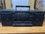 Vtg Hitachi TRK-W545HW Boombox Double Deck Cassette Recorder Very Rare *working. Fixed Price $125.00.