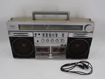 Junk Toshiba RT-S83 Am Fm Radio Vintage Rare Bombeat Boombox Dual Cassette. Fixed Price $300.00.