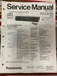 Panasonic RX-CD100 RXCD100 Service Manual **original** 4223 741. Fixed Price $19.99.
