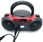 Blackweb Boombox Cd Player Fm Radio Stereo Speaker Bluetooth Red. Fixed Price $14.00.