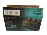 Sony CFM-155 Cassette Recorder Am/fm Radio Portable Vintage Audio Player Nob New. Fixed Price $219.99.