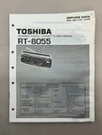Toshiba RT-8055 Original Service Manual Free Shipping. Fixed Price $14.00.