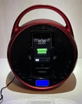 Insignia NS-BIPCD01 Ipod & Iphone 4TH Gen Boombox Fm Radio Tested And Wor. Fixed Price $29.51.