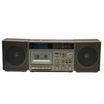 Vintage General Electric 7-4990A Am Fm Stereo Cassette Clock Radio Wood Grain. Fixed Price $64.99.
