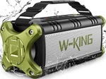 W-king Bluetooth Speaker, 90W Max Portable Loud Speakers Wireless, IPX6 Green. Fixed Price $124.99.