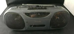 Vintage Used Philco Portable Am/fm Stereo & Cassette Player- Model 123K. Fixed Price $20.00.