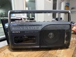 Vintage Sony CFM-145TV Radio Cassette Recorder Battery Powered/corded Untested. Fixed Price $15.99.