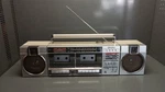 1980S Sanyo M-W222K Boombox Double Cassette Stereo Radio Recorder. Fixed Price $48.40.