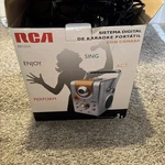 Rca RK1255 Portable Cd+g Karaoke System Built-in Camera Complete. Fixed Price $56.00.