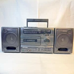 Sony Cfs 1035 Vintage Portable Am Fm Radio Cassette Boombox Detachable Speakers. Fixed Price $58.00.