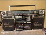 Vintage Boombox Lasonic TRC-935 Super Jumbo Radiorecorder **selling Parts**. Fixed Price $50.00.