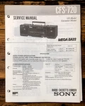 Sony CFS-720 Radio / Stereo Service Manual *original*. Fixed Price $19.97.