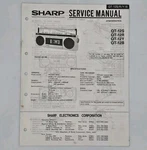 Oem Sharp Service Manual QT-12S QT-12R QT-12Y QT-12B Am/fm Radio Cassette Vtg. Fixed Price $12.95.