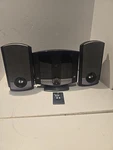 Gpx HM3817DT Black Cd Home Music System And Two Speakers Remote Read Descrip. Fixed Price $26.99.
