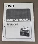 Jvc Cassette Recorder Model RC-525JW/C Service Manual D-3131. Fixed Price $54.95.
