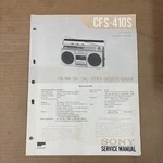 Sony CFS-410S Stereo Radio Cassette Original Service Manual. Fixed Price $15.71.