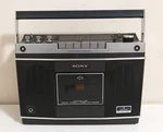 Sony CF-550B Fm/am Stereo Cassette-corder Working Ultra Rare (read Desc). Fixed Price $292.45.