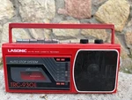 Vintage Mini Boombox Lasonic TRC-930E Radio Cassette Player. Fixed Price $200.00.