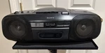 Sony CFD-8 Boombox Cd Am/fm Radio Cassette Player/recorder Vintage 1990S *works*. Fixed Price $35.00.
