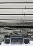 Hitachi TRK-W22HC Boombox Dual Cassette Portable Stereo Recorder Vtg 80 Works. Fixed Price $130.17.