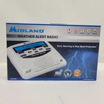 Midland Weather Alert Radio With Noaa All Hazard WR120B. Fixed Price $24.00.