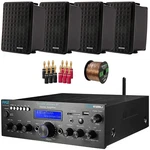 Pyle Bluetooth Usb MP3 Fm Stereo Receiver, 4X 6.5" 150W Speakers, Banana Plugs. Fixed Price $414.99.