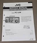 Jvc Portable Component System Model PC-2JW Service Manual D-3705. Fixed Price $54.95.