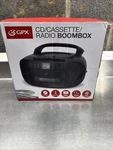 Gpx Cassette/cd/radio Boombox, Black, BCA209B. Fixed Price $34.99.