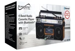 Supersonic SC-3201BT 4 Band Radio & Cassette Player Boombox, Am/fm/sw. Fixed Price $49.95.