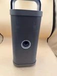 Brookstone Big Party Bluetooth Speaker With Power Tested Holds Charge Loud. Fixed Price $129.99.
