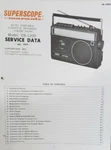 Superscope CR-1200 Ac/dc Portable Cassette Recorder Service Manual Original. Fixed Price $15.00.
