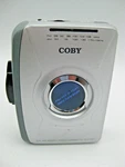 Coby CX-49 Am/fm Radio Cassette Player Silver With Belt Clip. Fixed Price $7.50.