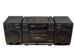 Vtg Sony CFD-510 Cd Radio Cassette Mega Bass Portable Boombox Parts Repair. Fixed Price $29.89.