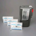 Sony M-470 Handheld Recorder- Clear Voice Plus + (3) Blank Tapes--for Parts Only. Fixed Price $18.87.