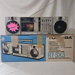 Vintage Toshiba RT-SX3 Boombox Radio Cassette Player Stereo Equalizer Read. Fixed Price $150.00.
