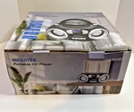 Megatek CB-M25BT Portable Cd Player Boombox With Fm Stereo Radio, Bluetooth Wire. Fixed Price $39.98.