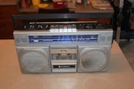 Vintage Kasuga Boom Box Radio Model No. KC-2505 Made Hong Kong. Fixed Price $199.95.