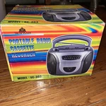 Trump Plaza Portable Radio Cassette Recorder Model Sc Dash 303. Fixed Price $49.00.