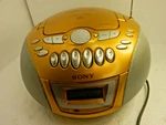 Perfect Sony CFD-E75 Boombox Cd Player Am/fm Radio Cassette Vintage Rare Gold. Fixed Price $119.00.