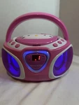 Hello Kitty Cd Player Boombox Radio Am/fm Model KT2025 Led Light Show. Fixed Price $89.95.