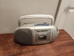 Vintage Rca Portable Radio Cassette Recorder RP-7702S Silver Parts Repair. Fixed Price $12.00.
